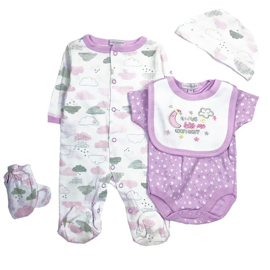Babyfere 22-inch reborn doll clothes set in soft cotton for dress-up play