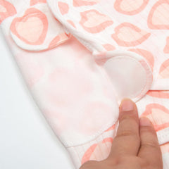 Babyfere animal-pattern blanket in purple-pink sparks imaginative play