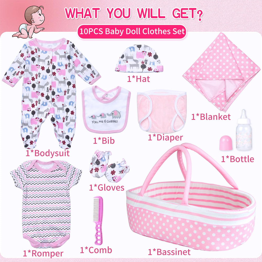 Babyfere velvet blanket offers extra-soft warmth for doll accessories.