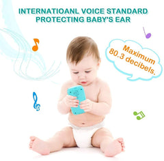 BABYFUNY toy phone colorful, screen-free design encourages imaginative play.