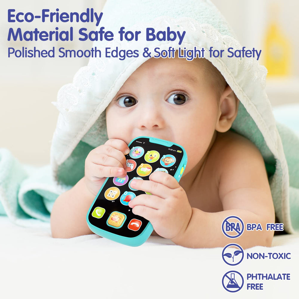 BABYFUNY toy phone durable, shatterproof construction for long-lasting play.