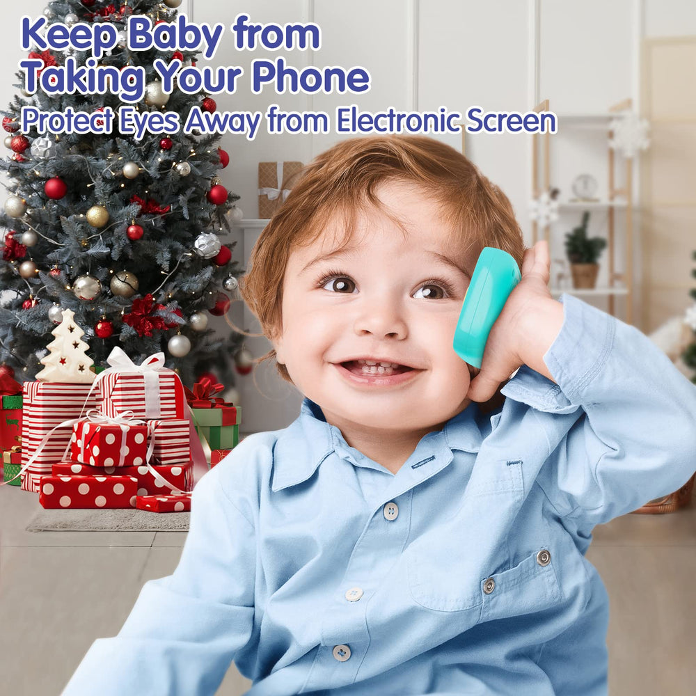 BABYFUNY toy phone encourages imaginative play during family time.