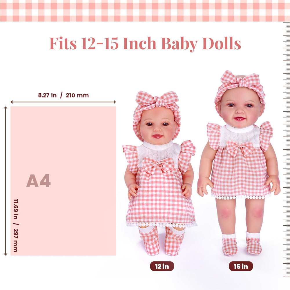 BABESIDE 12-15 inch doll hats set — charming accents for cute ensembles