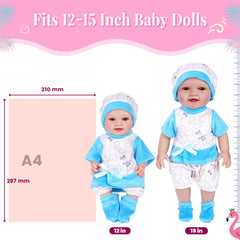 BABESIDE doll onesie set offers cozy, easy outfit changes