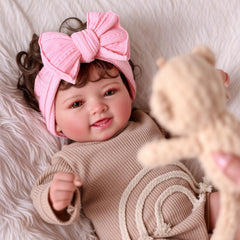 BABESIDE Mia soft-touch limbs enable lifelike cuddling.