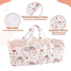 BABESIDE reborn doll cradle keeps dolls organized during play