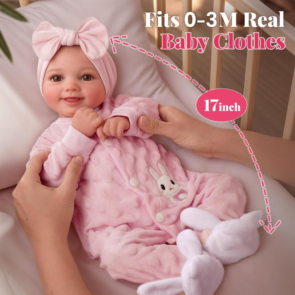 BABESIDE Sunny vinyl skin feels soft to the touch during hugs and play.
