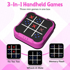 Bacare Tic Tac Toe Bolt Game memory mode screen demonstrating pattern recall