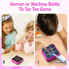 Bacare Tic Tac Toe Bolt Game whack-a-mole play area with glowing apertures