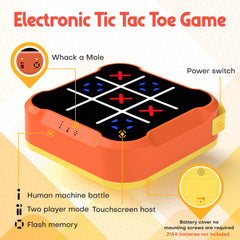 Bacare Tic Tac Toe Bolt Game side view showcasing compact travel-friendly design