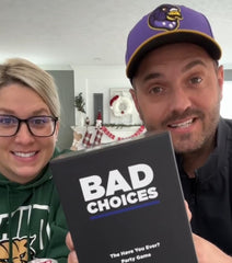 Bad Choices gift packaging, a great holiday party or white elephant gift