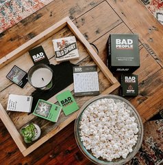 BAD PEOPLE instruction manual, quick setup tips for effortless party fun.