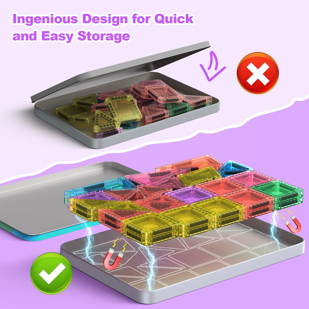 BAIJLE kid-friendly tiles used to build 3D towers and rockets
