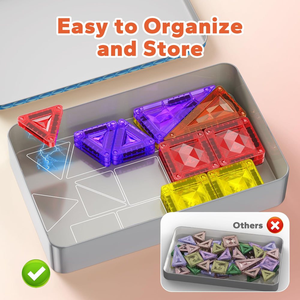 BAIJLE colorful transparent tiles catching light for engaging builds