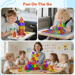 BAIJLE educational STEM tiles support cognitive skills through creative construction.
