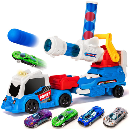 BainGesk ejection truck with bright lights for engaging play.