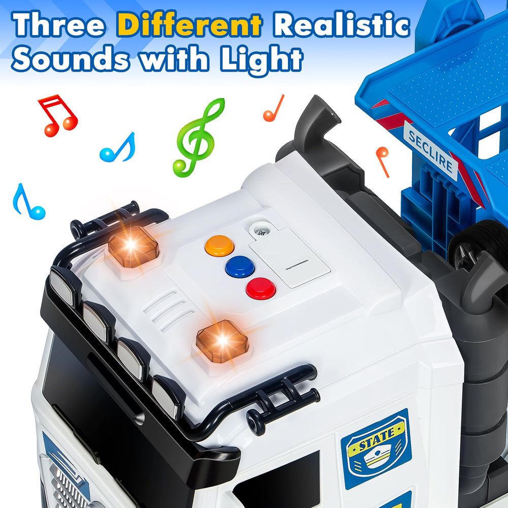 BainGesk loading unloading board enables realistic operation during pretend play.