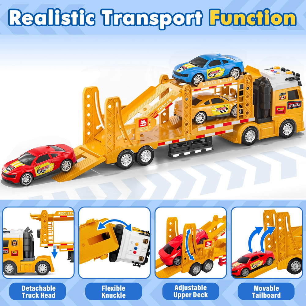 BainGesk loading ramp enables realistic car transfer during playtime.