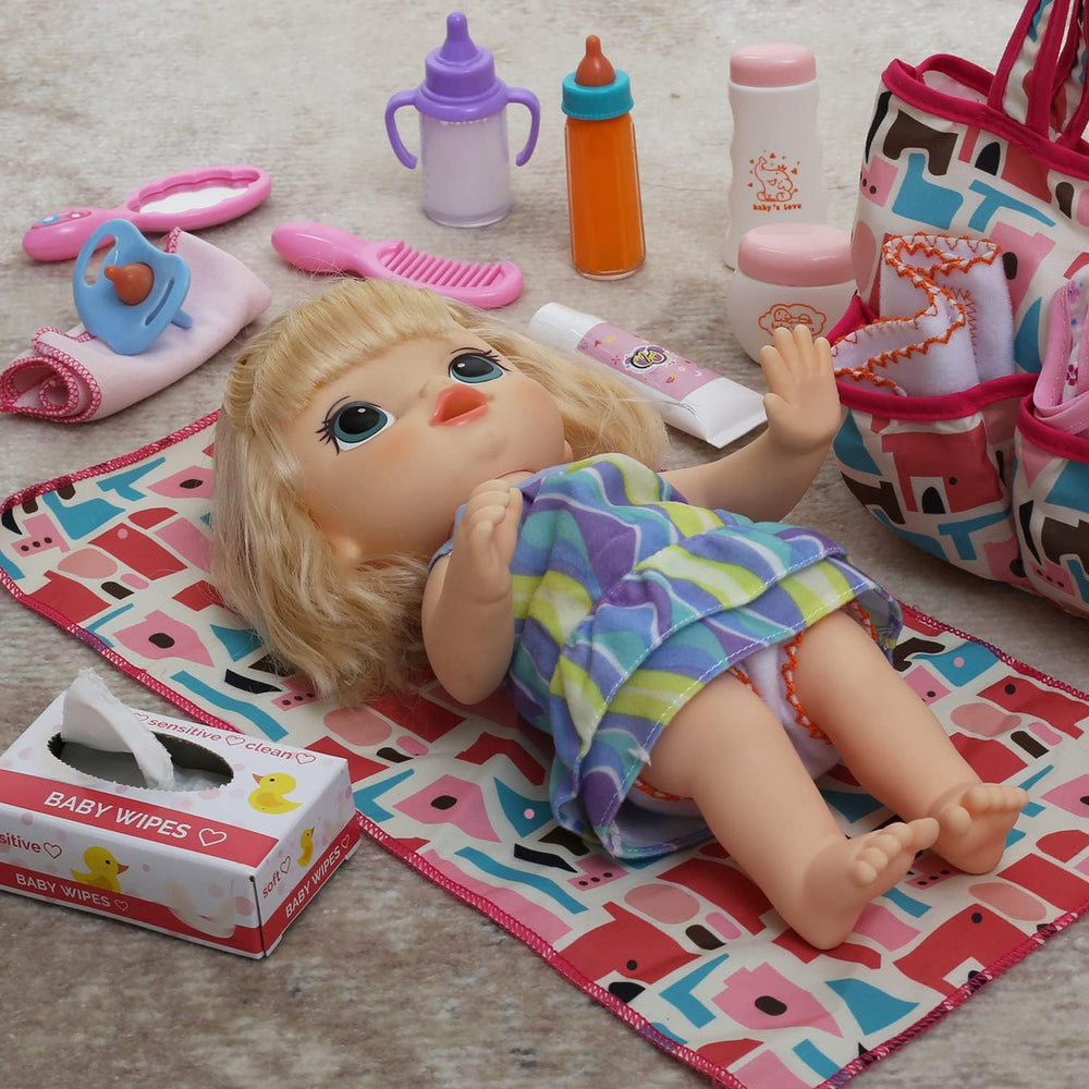 Bakatatoyz pacifier towel powder and cream enable gentle doll care