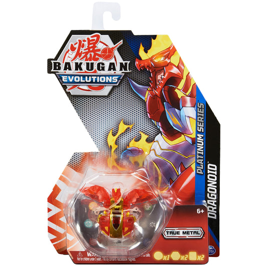 Bakugan Evolutions Dragonoid Red with BakuCores for epic battles and quick transforms.