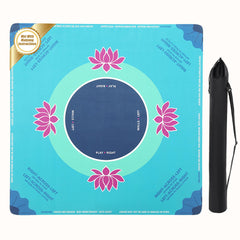 BALAPET portable mahjong mat with instructions on surface for quick learning and smooth play