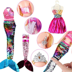 Baljinder mermaid dolls include baby friend for duo storytelling adventures