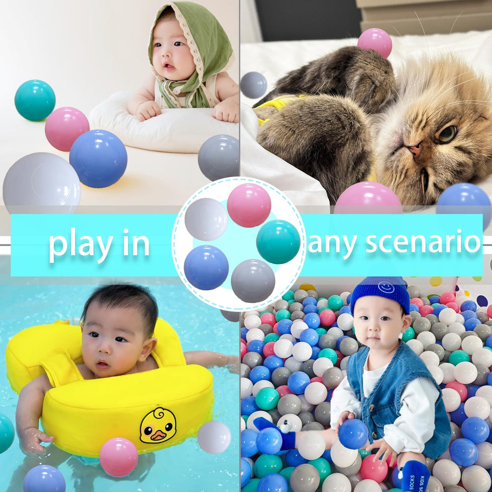 Ball Pit Balls 100-Pack in white for bright, easy-to-clean setups.