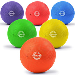 BallFUN 8.5-inch dodgeballs set in vibrant colors for active play.
