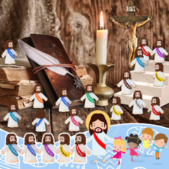 Bamamon Jesus loves you figurine showcases a comforting faith reminder daily.