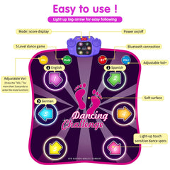 Bambilo six-button dance pad offers varied modes for active play.
