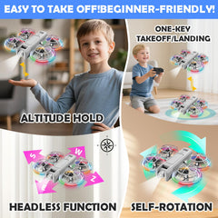 BananMelonBM drone with removable 360 guard for safe learning.