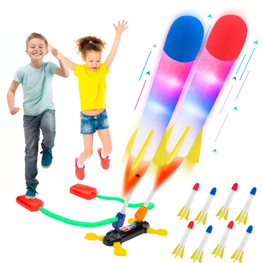 BananMelonBM Rocket Launcher ready for outdoor duel play with kids and safe foam rockets.