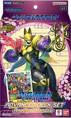 Bandai Digimon TCG Amethyst Mandala deck foiled cards boost premium display and collectability