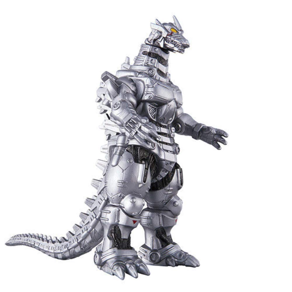 Bandai Godzilla Mechanic Godzilla 2004 vinyl figure front view, ideal for shelf display.