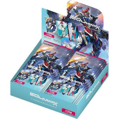 Bandai Gundam Card Collection box with 20 packs, ideal for completing card sets.
