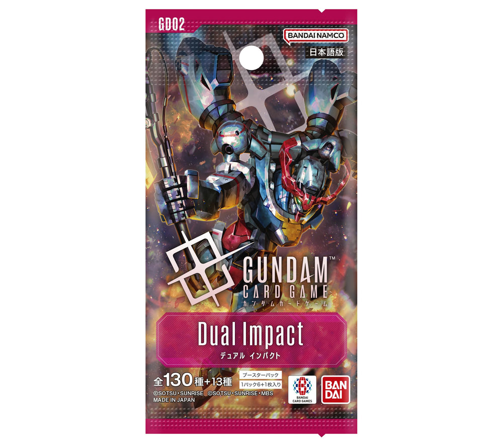 Bandai Gundam Card Game Dual Impact booster packs unboxing showcases new cards for your collection.