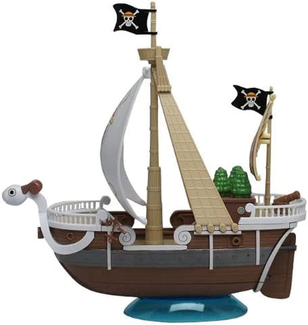 Bandai Hobby Going Merry emblem close-up reveals branding details.