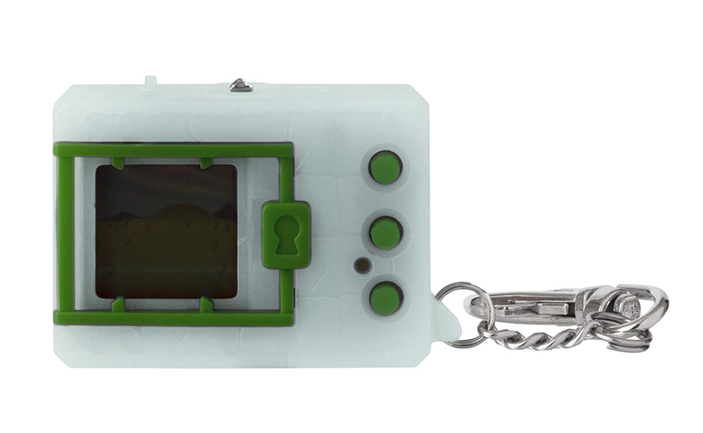 Bandai Namco Digimon device side view shows compact handheld design.