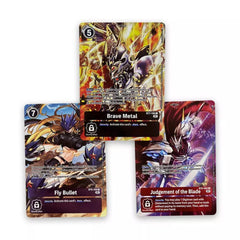 Bandai Namco Digimon PD-01 premium deck cards layout highlights strategic card positioning.