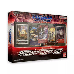 Bandai Namco Digimon PD-01 premium deck front view for quick setup and gameplay.