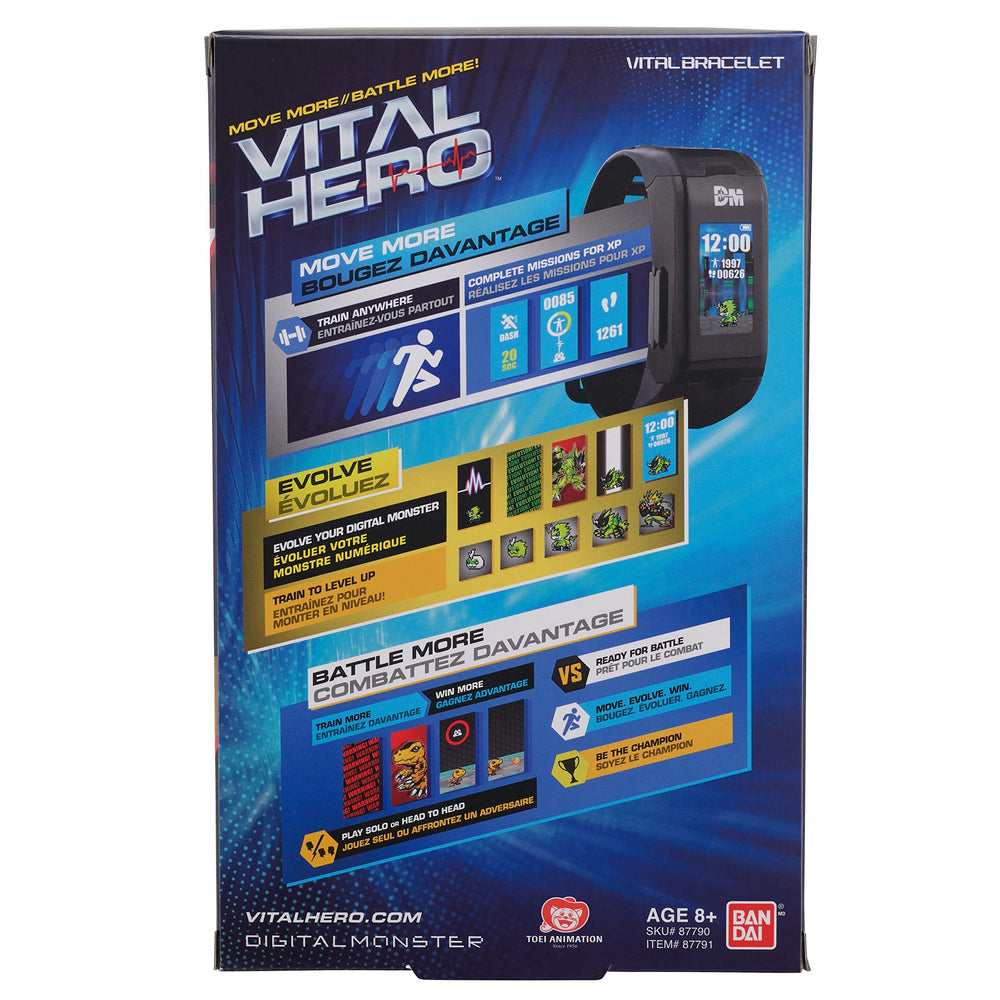 Bandai Namco Digimon Vital Hero in-action training to evolve your Digital Monster.