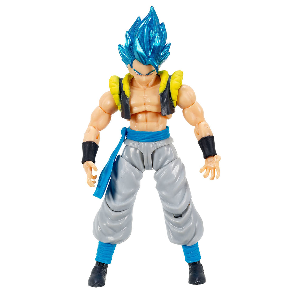 Bandai Namco Dragon Ball Evolve Blue Gogeta articulation close-up shows 16+ points