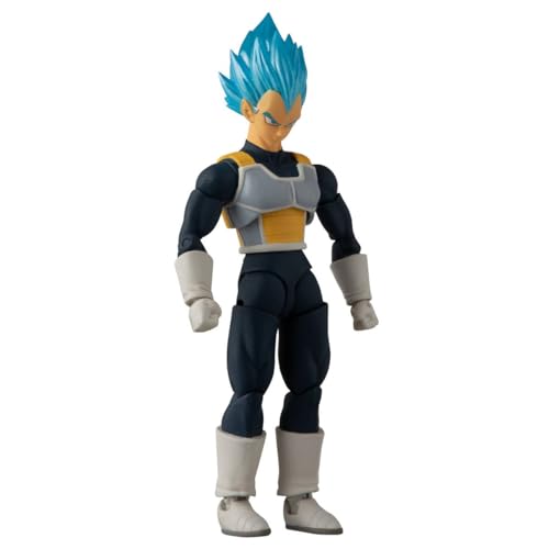 Bandai Namco Dragon Ball Evolve Vegeta blue 27-points articulation for poseability.