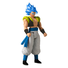 Blue Gogeta figure from Bandai Namco with authentic articulation for scenes recreation