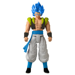 Bandai Namco Dragon Ball Super Limit Breaker Blue Gogeta figure in front pose for display