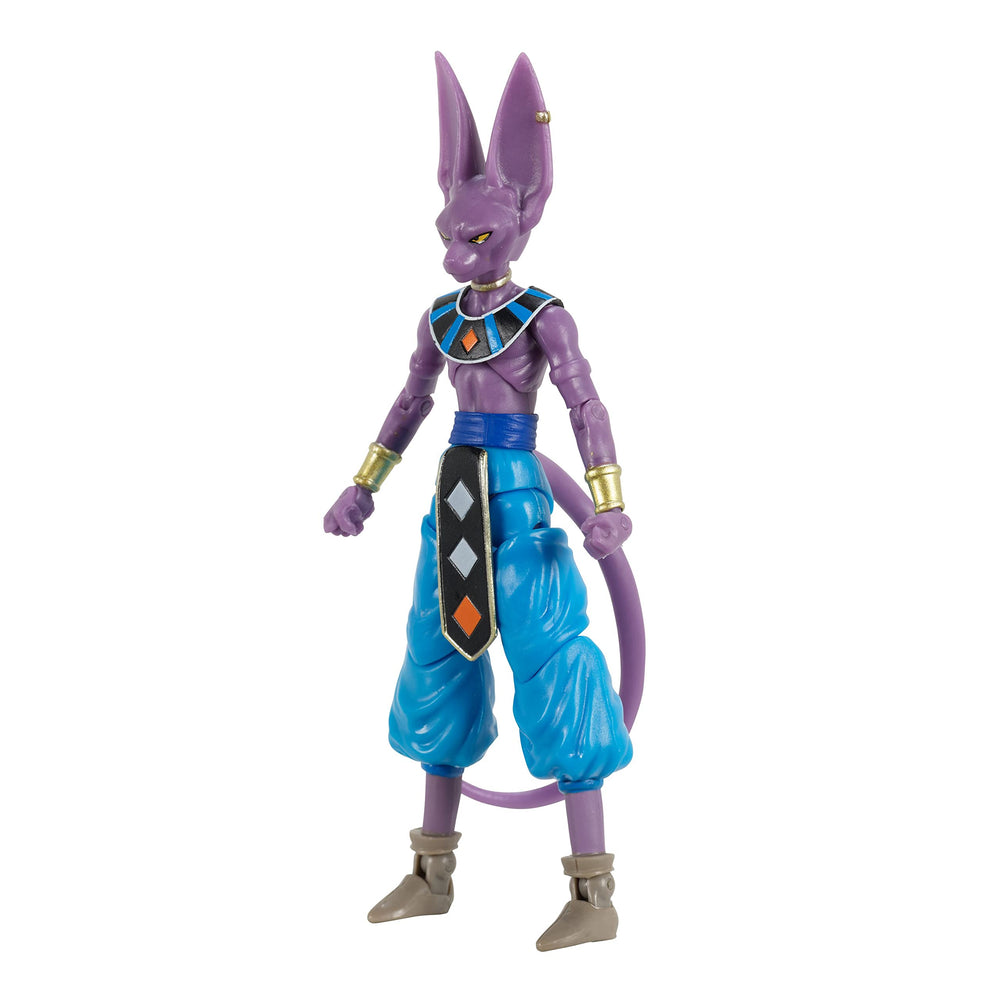 Bandai Namco Dragon Ball Super Evolve Beerus figure side view, ideal for dynamic posing