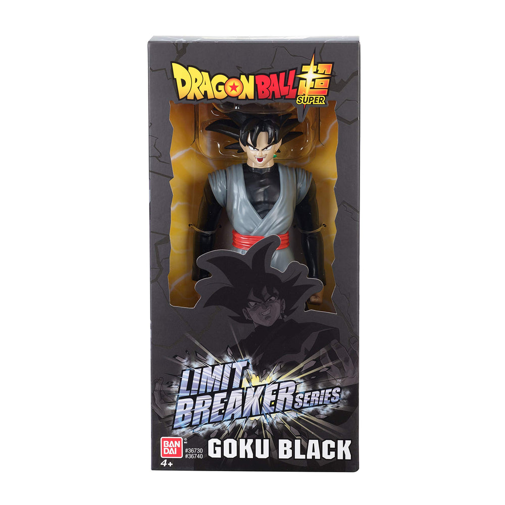 Bandai Namco Dragon Ball Super Goku Black Limit Breaker 12-Inch figure glossy paint finish enhances realism.