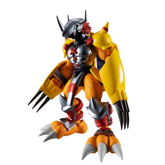Bandai Namco WarGreymon SHODO figure front view for dynamic display