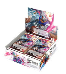 Bandai Gundam Card Game booster box Newtype Rising packaging ready for expansion play.