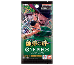 Bandai ONE PIECE OP-12 packs spread highlighting rare cards for players.